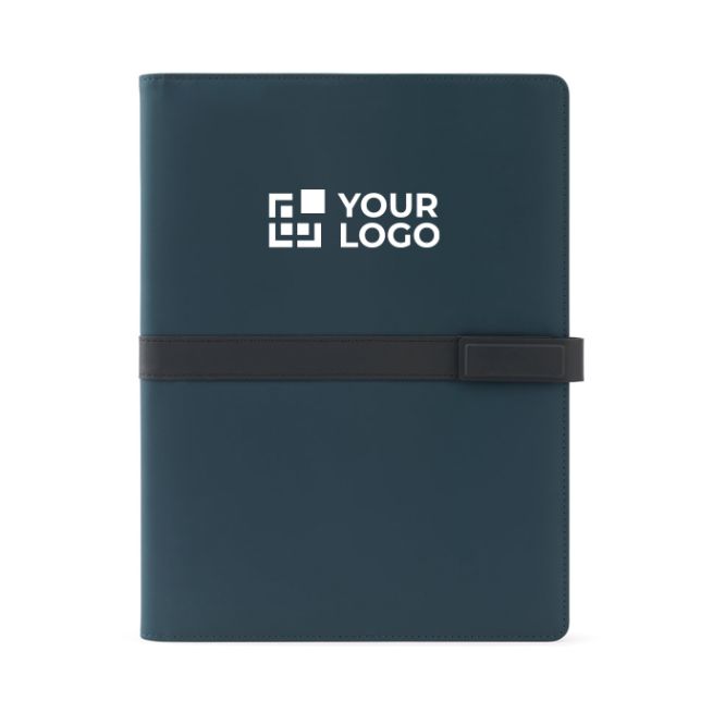 Portadocumenti A4 con blocco note e chiusura magnetica pagine a righe
