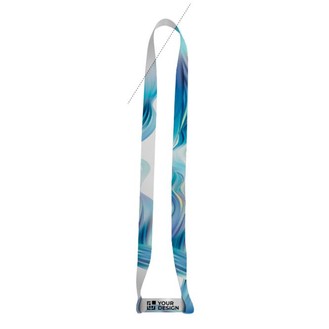 Lanyard e cordino portabicchiere sublimabili su entrambi i lati 2 cm