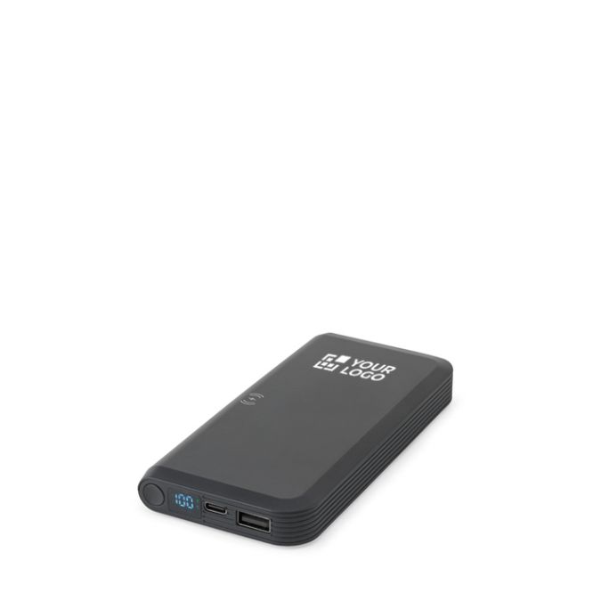 Power bank ecologico con ricarica 15 W stile premium da 10000 mAh
