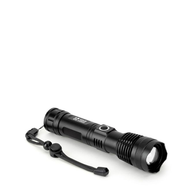 Torcia ricaricabile in alluminio riciclato con LED 10W da 500 lumen