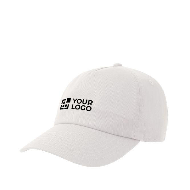 Cappellino dad hat ecologico a 5 pannelli con visiera ReTraze®