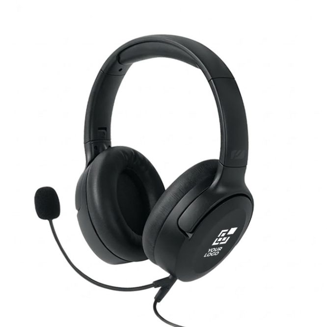 Cuffie con cuscinetti morbidi e microfono con funzione mute