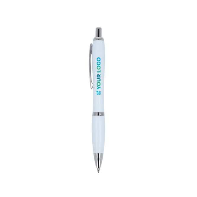 Penna in ABS personalizzabile antibatterica con inchiostro blu Colors