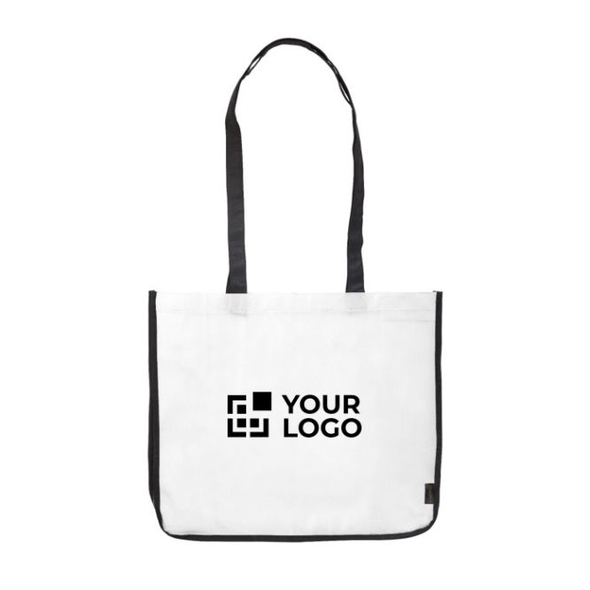 Shopping bag in robusto tessuto non tessuto PP laminato da 120g/m²