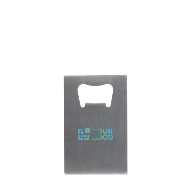 Apribottiglie in acciaio inox a forma di carta di credito