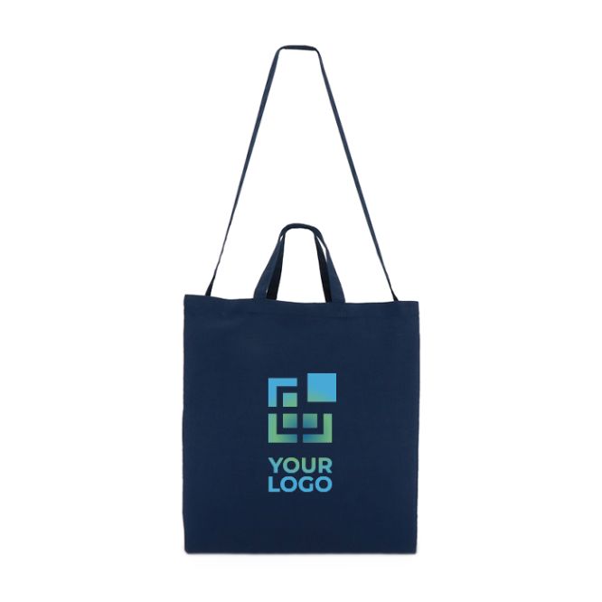 Tote bag di cotone OEKO-TEX in vari colori con doppio manico 220 g/m2