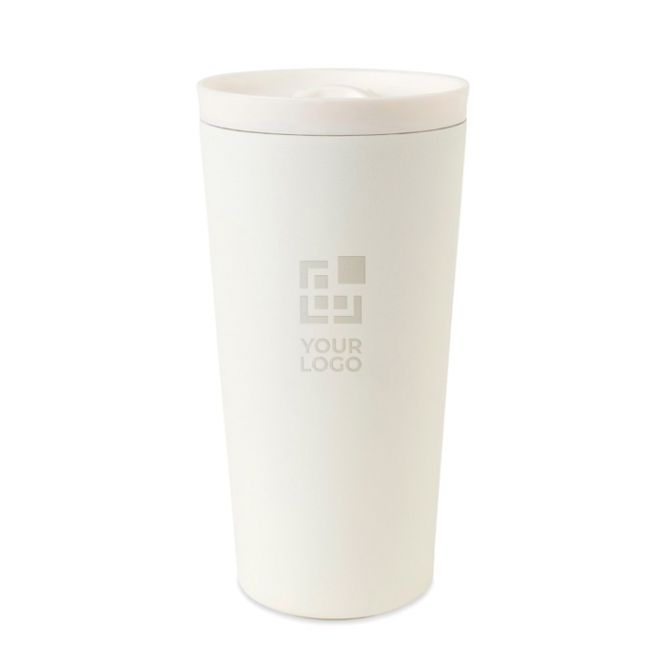 Bicchiere termico in acciaio riciclato con isolamento sottovuoto 500ml