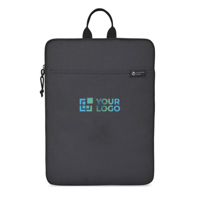 Custodia per laptop in rPET con scomparto imbottito e cerniera 16