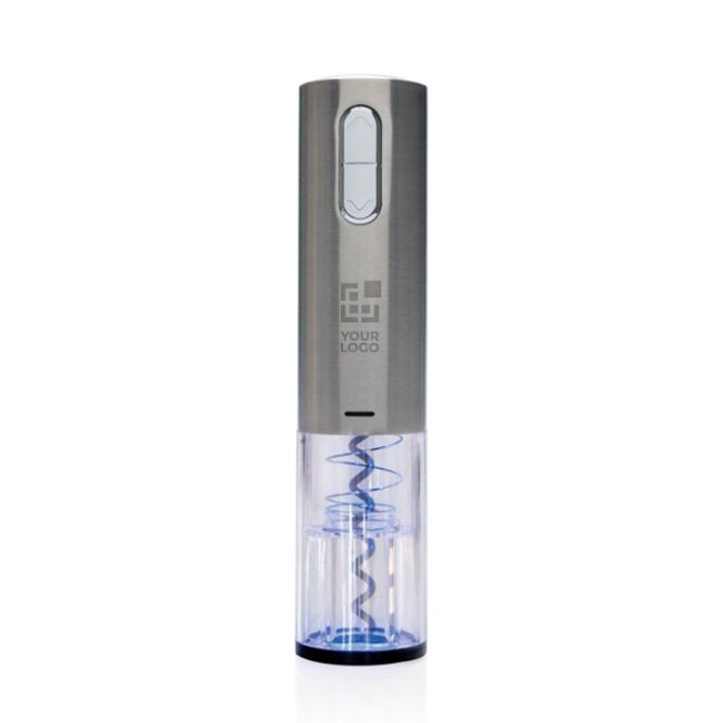 Apribottiglie elettrico in acciaio inox ricaricabile via USB