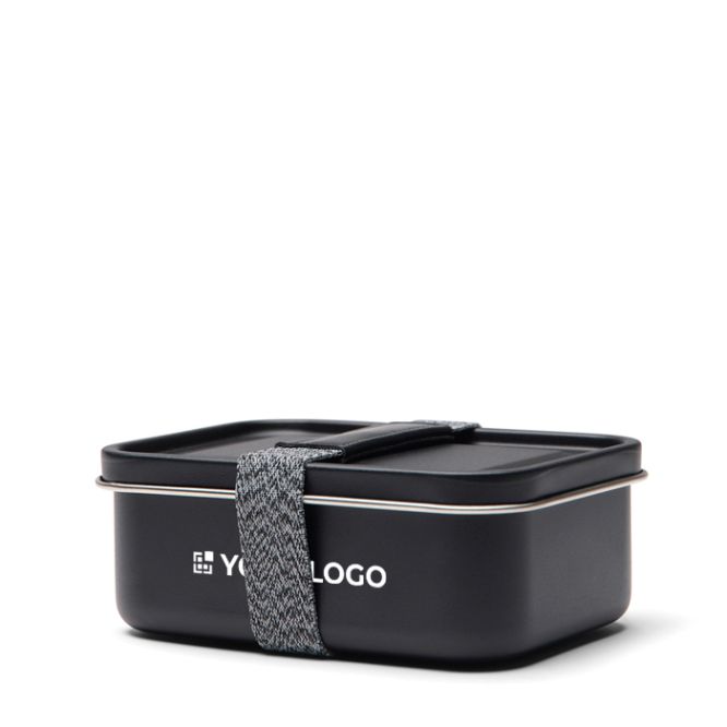 Lunch box in acciaio inox riciclato con fascia elastica 750ml