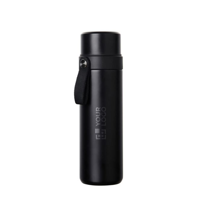 Thermos in acciaio inox riciclato con manico per il trasporto 750 ml