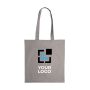 Shopper colorata di cotone con certificazione OEKO-TEX di colori 140 g/m² color blu seconda vista