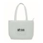 Borsa grande in velluto a coste in poliestere con zip 220 g/m²