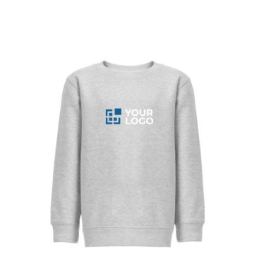 Felpa in cotone e poliestere riciclato 300g/m² THC DELTA KIDS
