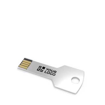 USB su misura in metallo a forma di chiave prodotta in UE