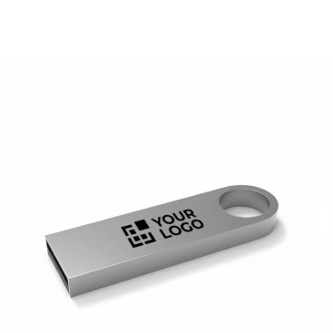 USB su misura in metallo piccola e agganciabile prodotta in UE