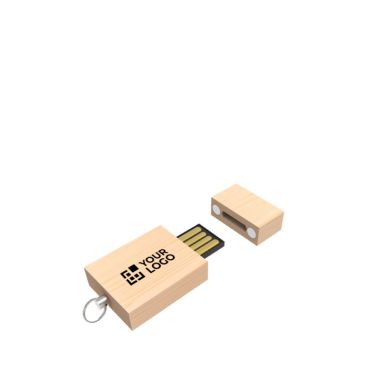 USB su misura in legno con chiusura magnetica prodotta in UE