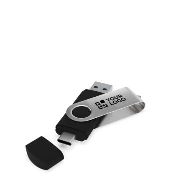 USB su misura in metallo con connettore USB e Tipo-C prodotta in UE
