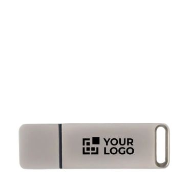 USB su misura in metallo con cappuccio di chiusura prodotta in UE