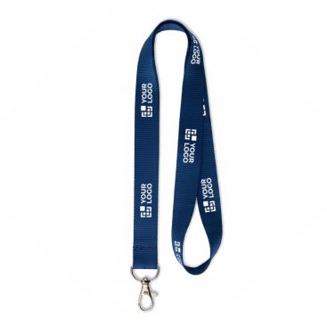 Lanyard su misura realizzato in RPET con moschettone o clip