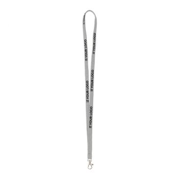 Lanyard su misura in poliestere con moschettone a scelta
