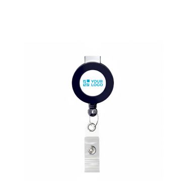 Porta badge retrattile tondo su misura personalizzabile ⌀2