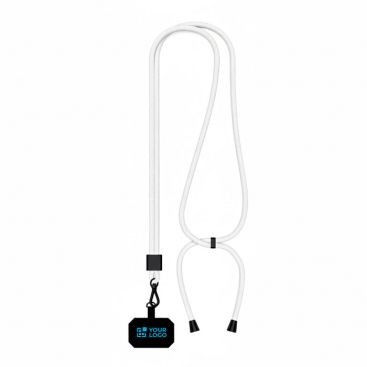 Lanyard regolabile su misura in poliestere per smartphone