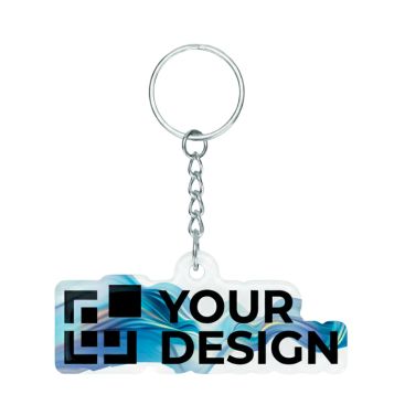 Portachiavi sagomato su misura in PVC con NFC pre-programmato