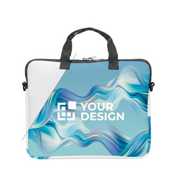 Borsa laptop in neoprene su misura con doppia maniglia