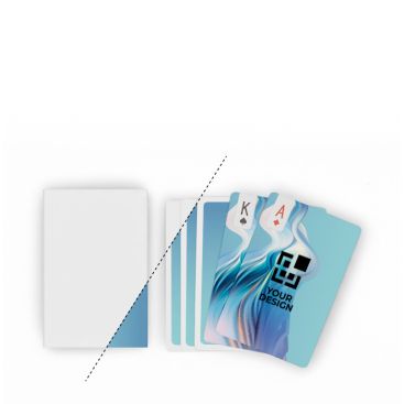 Mazzo da 54 carte su misura da personalizzare su entrambi i lati