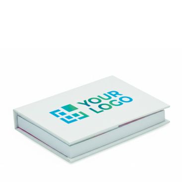 Block notes con post-it e segnapagina su misura con copertina rigida