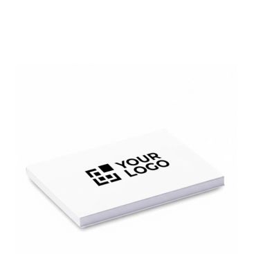 Set da 50 post-it bianchi su misura realizzati in UE