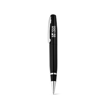 Penna USB 2.0 su misura in metallo con clip e inchiostro nero (ST) Penna USB 2.0 su misura in metallo con clip e inchiostro nero (ST)