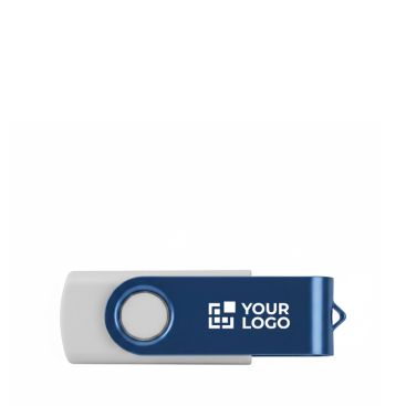 USB su misura con finitura gommata e clip metallica colorata