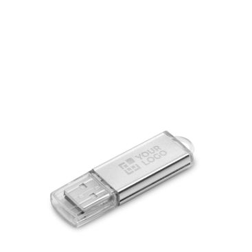USB su misura con scocca in alluminio e cappuccio trasparente