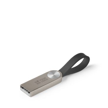 Memoria USB su misura in metallo con impugnatura in silicone