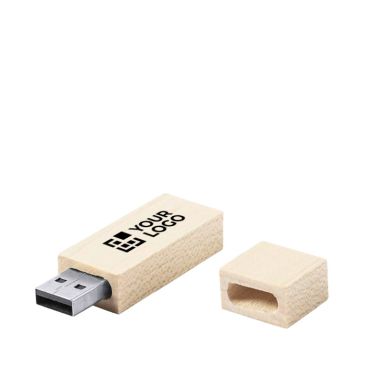 Classica USB su misura con scocca in legno di bambù e cappuccio