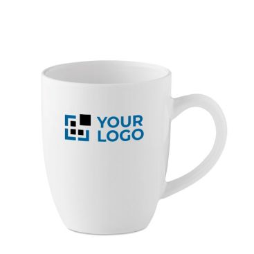 Tazza pubblicitaria da 300ml con scatola colore bianco
