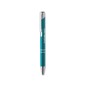 Penna personalizzata con logo alluminio inchiostro blu Penna personalizzata con logo alluminio inchiostro blu