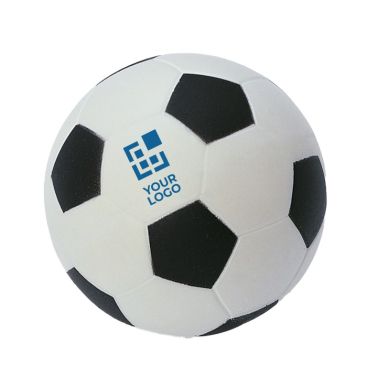 Pallone da calcio antistress da pubblicità colore bianco