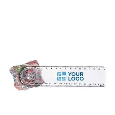 Righello personalizzato da 15 cm con lente di ingrandimento