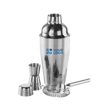 Set da cocktail con shaker 500ml in acciaio e accessori per eventi Set da cocktail con shaker 500ml in acciaio e accessori per eventi