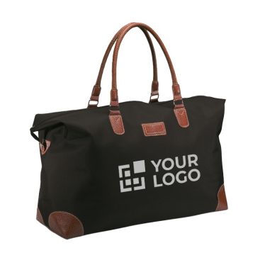 Borsa grande da viaggio o sport per aziende vista area di stampa