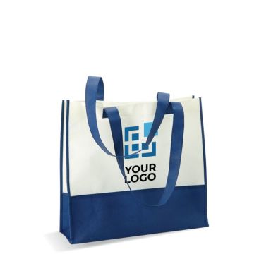 Borsa di tela da personalizzare con logo vista area di stampa