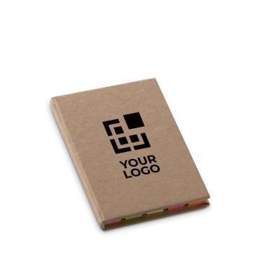 Blocco note personalizzato in cartone riciclato colore beige