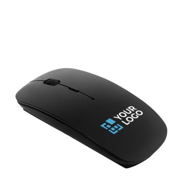 Mouse personalizzato senza fili vista area di stampa