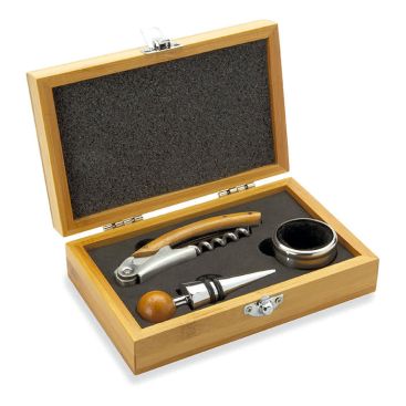 Elegante set da vino aziendale con scatola e accessori vino Elegante set da vino aziendale con scatola e accessori vino