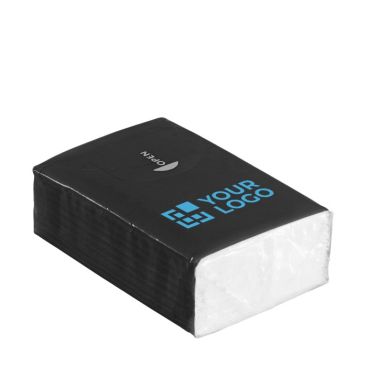Pacchetto di 10 fazzoletti personalizzati con logo Pacchetto di 10 fazzoletti personalizzati con logo