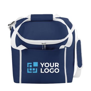 Borsa termica serigrafata con il tuo logo colore azzurro
