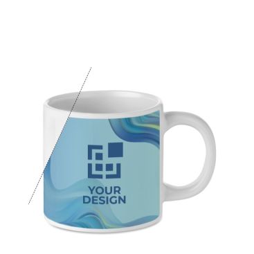 Tazza piccola per sublimazione 200ml vista area di stampa